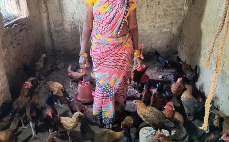 गरीबी को हराकर आत्मनिर्भर बनी बुटकी  मुर्गी पालन और बकरी पालन को बनाया अतिरिक्त आय का जरिया