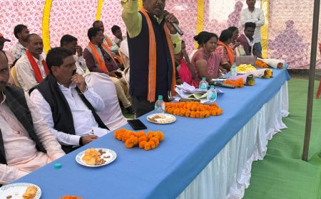 बास्तानार ब्लॉक में 894.55 लाख की सड़क निर्माण कार्य का ,सांसद महेश कश्यप एवं विधायक विनायक गोयल ने किया भूमिपूजन