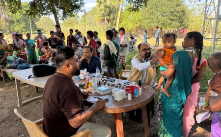 नारायणपुर के कस्तूरमेटा से सुकमा के दुलेड़ तक बीजापुर-सुकमा एवं नारायणपुर जिले के अंदरूनी ईलाके में स्वास्थ्य शिविरों के आयोजन से ग्रामीणों को मिली सहूलियत ,