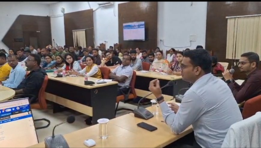 ई-ऑफिस प्रणाली के सुचारू संचालन के लिए अधिकारी-कर्मचारियों को मिला प्रशिक्षण