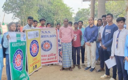 करीतगांव के एनएसएस स्वयंसेवक कोहकापाल के पारों में पहुँचे