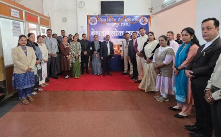 नेशनल लोक अदालत में प्रकरणों का हुआ समाधान –जगदलपुर