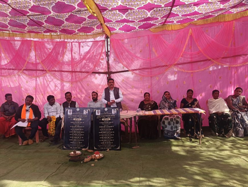 तोकापाल ब्लॉक के ग्राम पंचायत ,टिकरा धनोरा में ग्राम सैमरैया माता एवं छिंदबहार में देव गुड़ी निर्माण कार्य का भूमिपूजन –